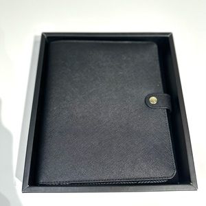 Kikki k A5 black leather planner